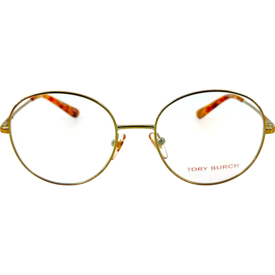 Marco de gafas de metal para mujer Tory Burch TY1057 3160 dorado brillante 51-18 Foto 3 de 4