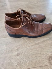 Ecco Leather Shoe in Brown Size 41
