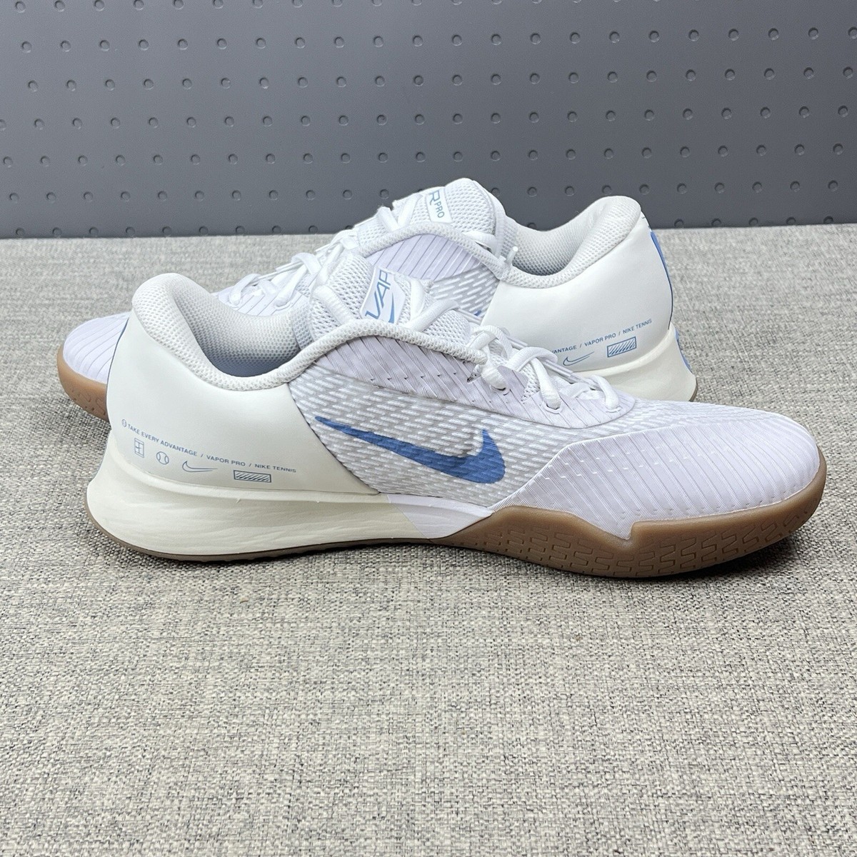 Nike Zoom Vapor Pro 2 Hc White Blue Gum Brown 