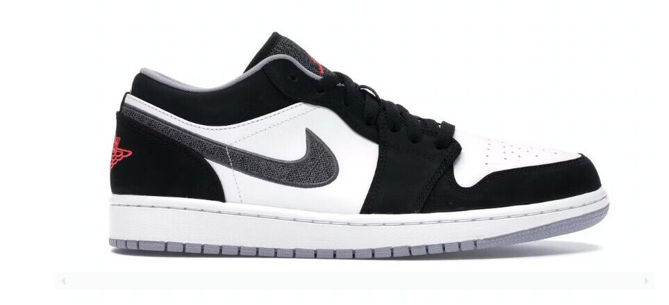Air Jordan 1 Low Black White Wolf Grey Infrared 23 553558 Air Jordan 1 Low Black White Wolf Grey Infrared 23 553558