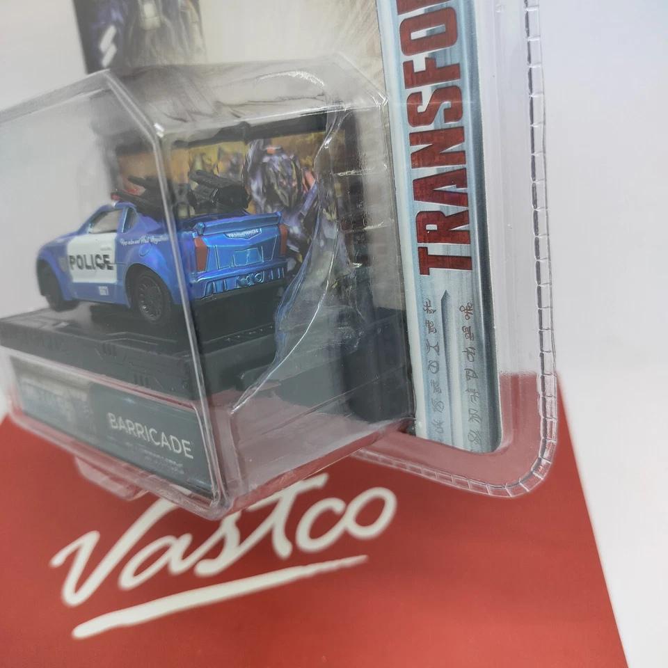 2017 Jada Toys Hollywood Rides Transformers Barricade Police Car Hasbro 98389 - Image 4 of 4