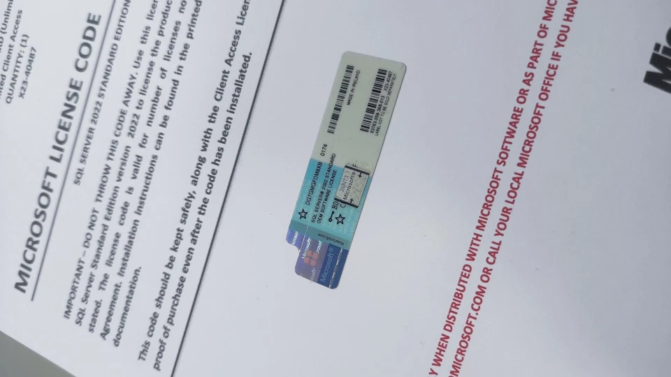 SQL Server 2022 Standard Unlimited Core & Unlimited CALs License & DVD - Image 3 of 4