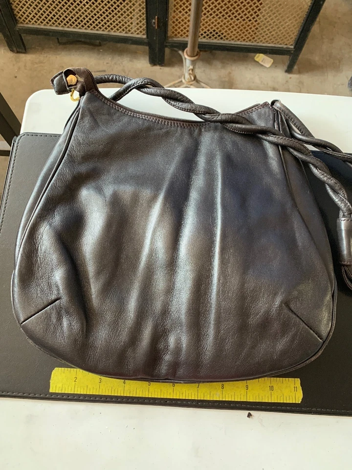 Braccialini Brown Leather Handbag - Image 3 of 4