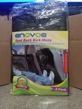 NEW Enovoe Back Seat Protector for Kids - 2 Pack - Premium Quality Car Kick Mats