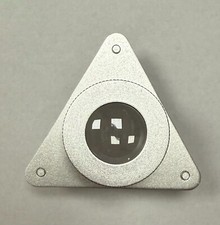 FavoriteUSA ADJUSTABLE TRIPOD DIAMOND LOUPE TRIPLET 10X 18MM LENS MATTE SILVER