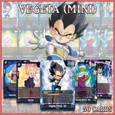 DRAGON BALL SUPER FUSION WORLD: Vegeta Mini Deck 50+ Single Cards FS07