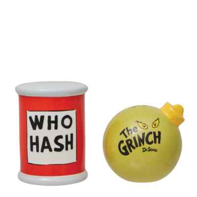 How the Grinch Stole Christmas! Who Hash & Ornament Salt & Pepper Shakers Set