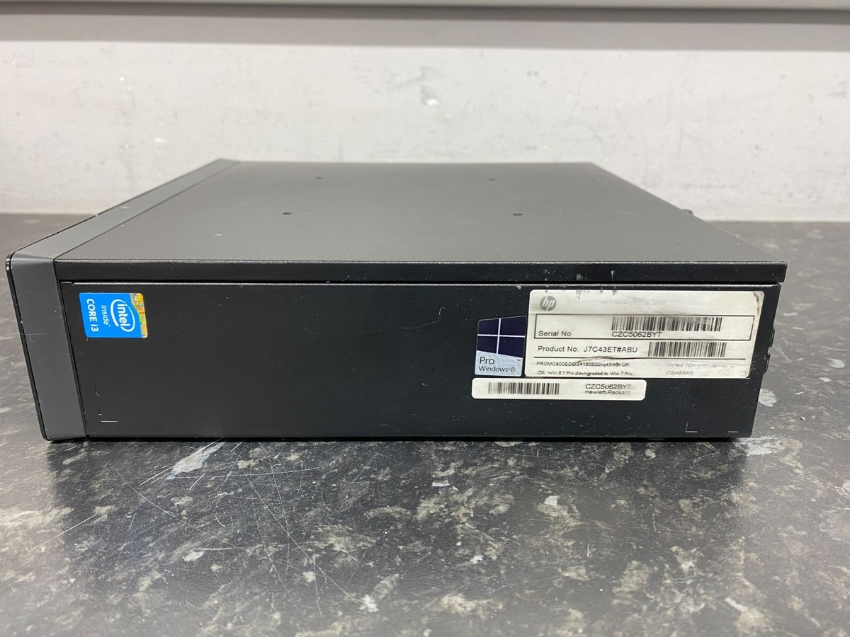 ☆HP 800 G1 USDT Core i3 4160 4GB Win10 HP Elite Desk 800 G1 USDT Desktop -  Intel Core i5,500 GB, 4 GB