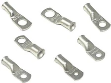 Tin Plated and Pure Copper Battery Cable Ends Lugs Ring Terminals Connectors 
