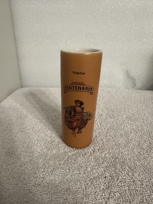Shot Glass GRAN CENTENARIO Tequila  4 1/2'' H 2.5 oz-BROWN