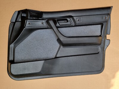 BMW E34 Facelift Black Fabric Front Right Door card / Panel