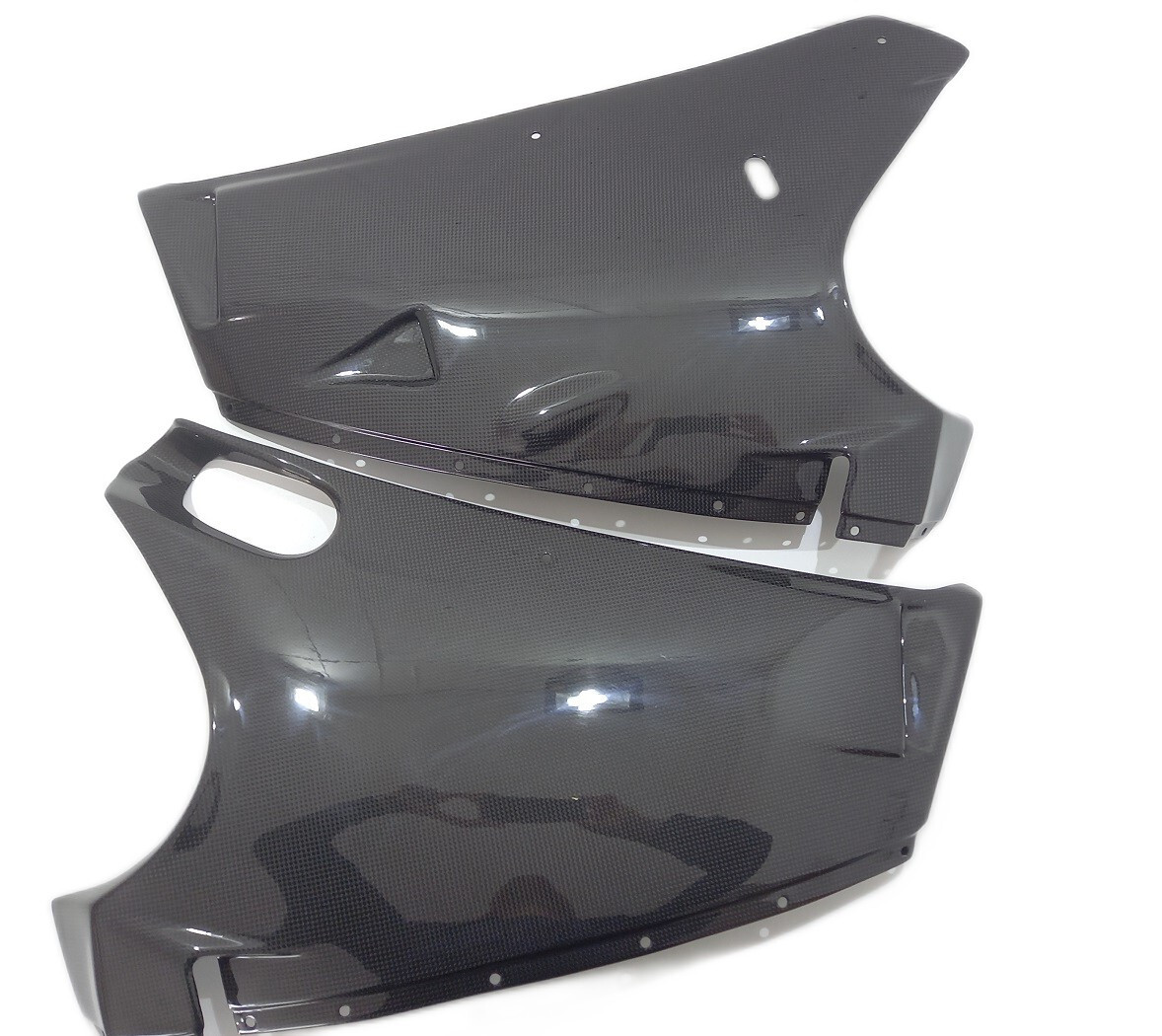 Lower Side Fairings Right + Left Carbon 100% Ducati 748 916