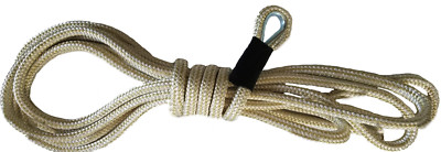 Double Braid Anchor Line  3/8'' X 50' GOLD BRAID USA Made / Non-Fading- UV Coated