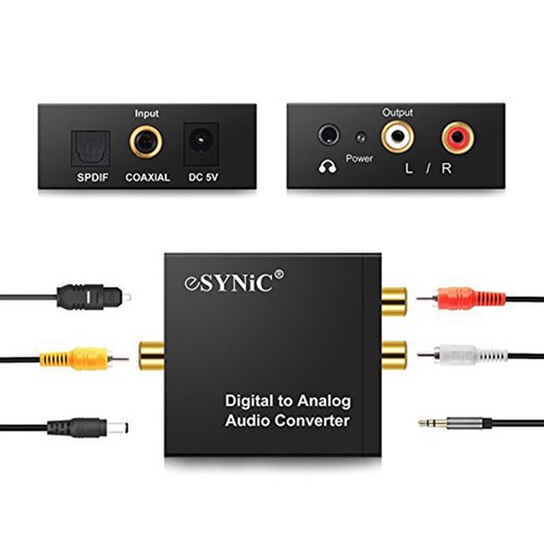 Digital to Analog Audio Converter 3.5mm 