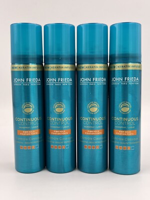 4x John Frieda Continuous Control Firm Hold Haarspray 75ml - Haarpflege
