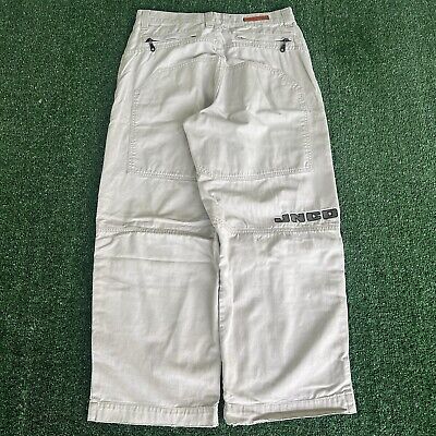VTG 90s Men's JNCO Khaki Wide-Leg Cargo Shin Pockets Skate VTG 90s Men's JNCO Khaki Wide-Leg Cargo Shin Pockets Skate