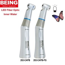 BEING 1:1 Dental Slow Speed Contra Angle Fiber Optic LED Latch FG Handpiece Kavo