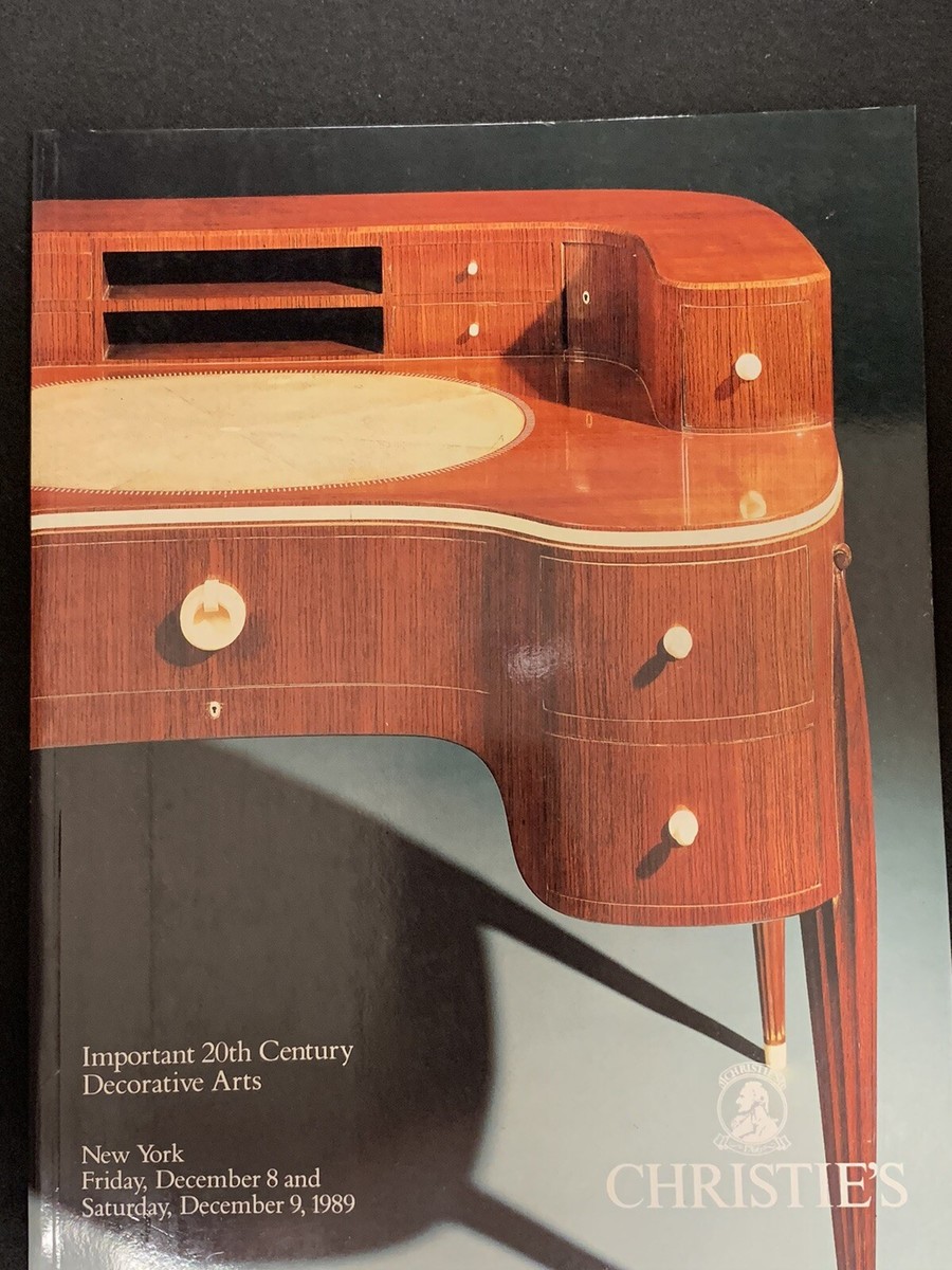 Christie's New York Dec * & 9, 1989 Auction Catalog Important 20th