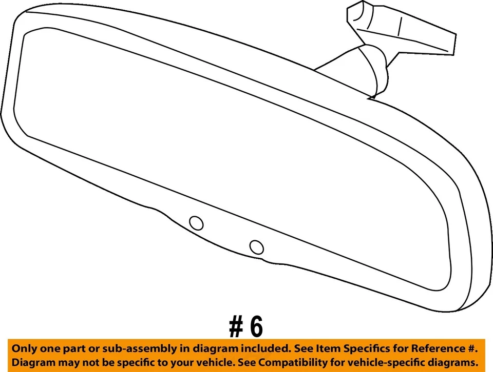 Espejo retrovisor interior delantero central usado se adapta a: Acura Rdx EX-L 2016 cuero Fr Foto 4 de 4