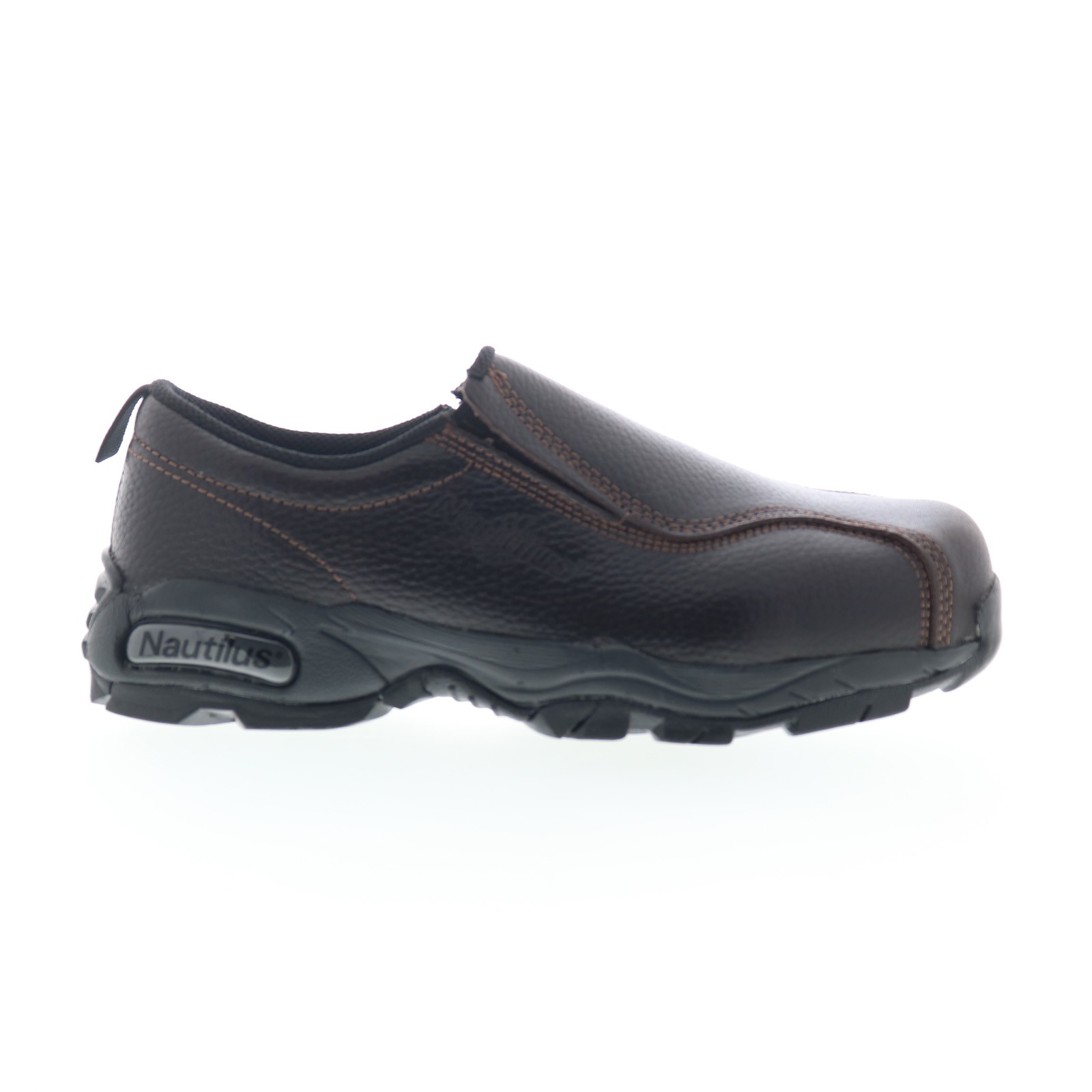 Nautilus Slip-On Steel Toe N1620 Mens Brown Wide Work - Safety Shoes 6790₽