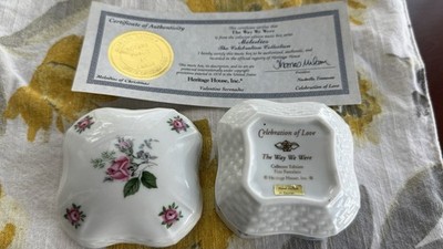 MELODIES X Heritage House Inc. Collection Porcelain  Music Box  The Way We Were 