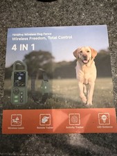 T810Pro Wireless 4-in-1 Dog Fence Remote Trainer Kit w/ Green Collar Receiver