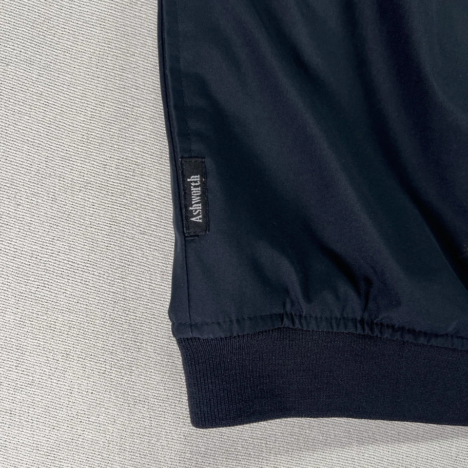 Georgia Ashworth Weather Systems Windshirt Mens 2XL Black Golf Water Resistant - Image 4 of 4