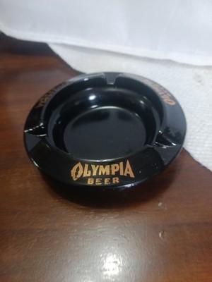 Olympia Beer 4 Inch Gold Lettering Ashtray