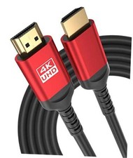 4K 60Hz HDMI Cable, High Speed8Gbps with HDR0  HDCP2.2, CL3 25 Feet 1 Red