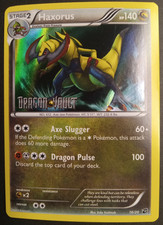 Pokemon TCG Haxorus 16/20 Dragon Vault Stamped Holo LP