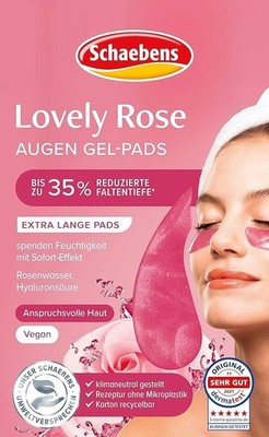 SCHAEBENS Limited Edition Lovely Rose Augen Gel Pads f. 1 Anwendung