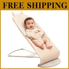 Soft Natural Linen Cover - BabyBjorn Bouncer Compatible