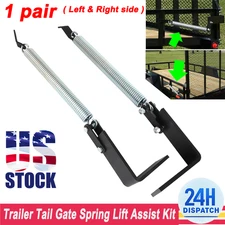 For Utility Trailer Tailgate Left&Right Trailer Tail Gate Spring Lift Assist Kit