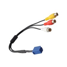Easy Use 6 Pin For RCA Adapter for Toyota For VTR Cable Audio Connection