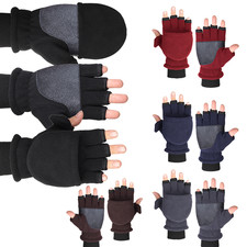 Shooters Mittens Green Mens Gloves Hunting Fishing Sniper Mitts