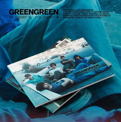 CORTIS [GREENGREEN] 2nd EP Album CD+Photo Book+Magnet+Sticker+2