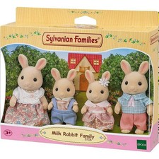 Sylvanian Families Milk Rabbit Family