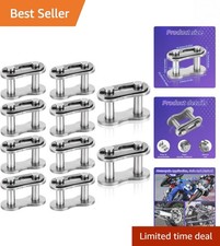 Reliably Strong 10 PCS Chain Master Links - Easy Install for Multiple Machines