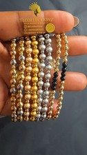 18ct Solid Gold Bracelet  – Genuine Gold Jewellery Free Size Unisex Giftset