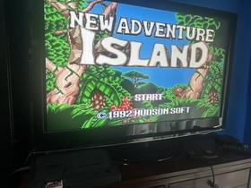 New Adventure Island Turbo Grafx-16 TG16 HuCard Only Tested Working