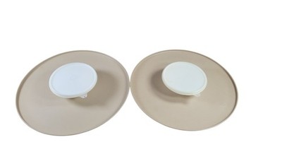 Tupperware 492-5 Chip Salsa Veggie Dip Trays Lot of 2