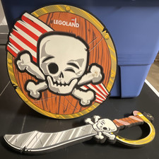 LEGOLAND Pirate Shield Sword Dress-Up Costume Accessories Set