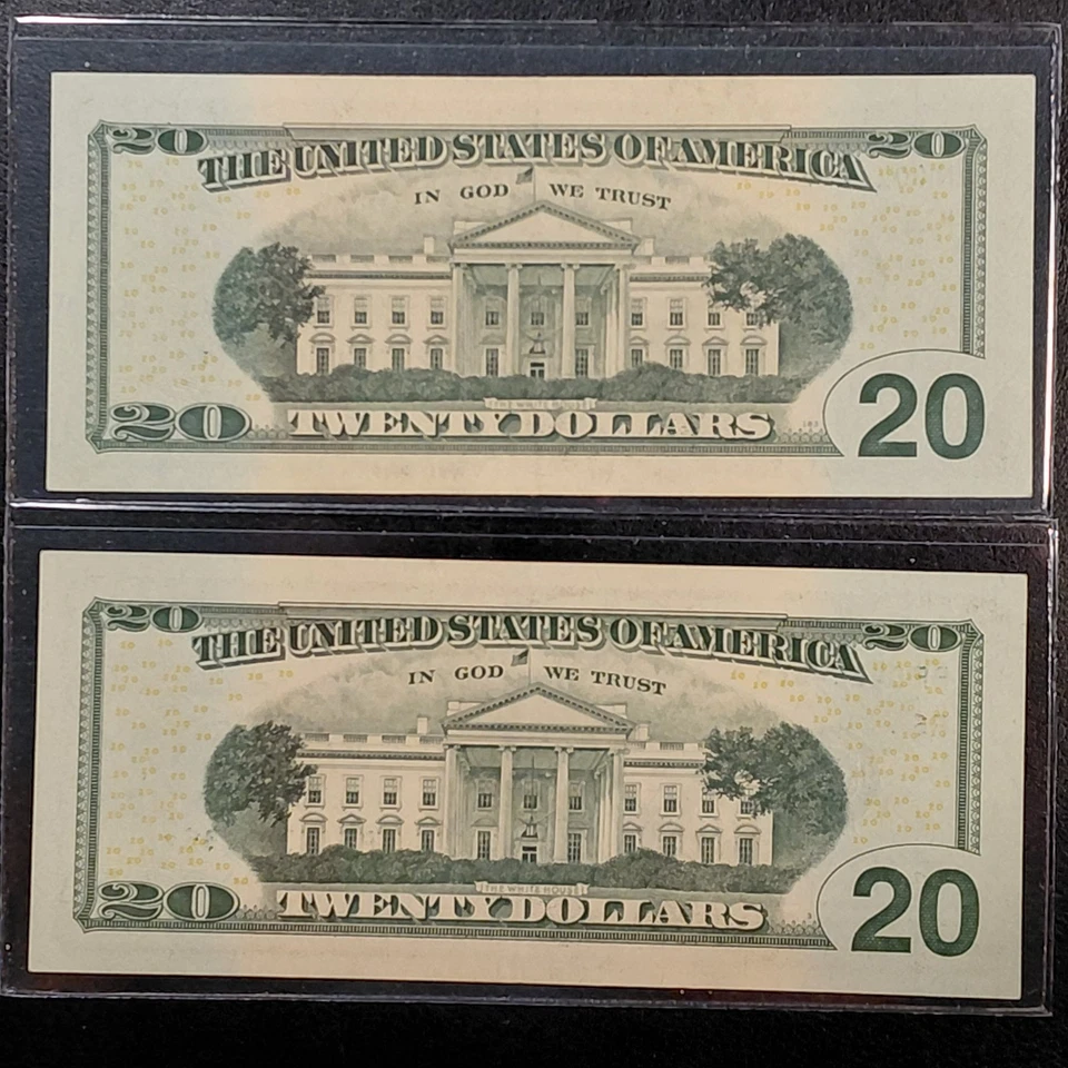 2017 A/2017 ($20)  *STAR* Notes.  Fed Res Note - Dallas & Atlanta ( Verv Nice) - Image 4 of 4