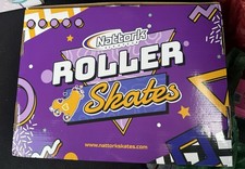 Nattork Kids Roller Skates Girls, 4 Sizes, Adjustable Butterfly light up wheels