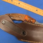 Damascus Steel Karambit Knife 4 1/2” Blade Handmade W/Tooled Leather Sheath — photo 7