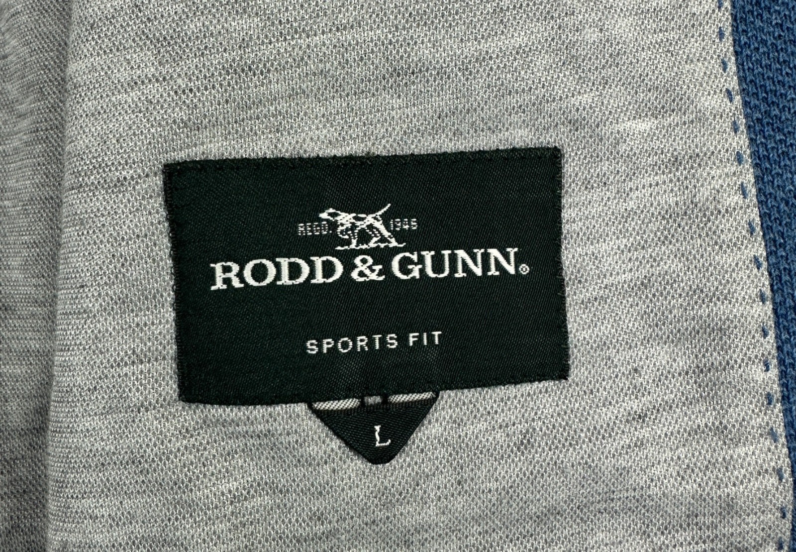 Rodd & Gunn Modern Fit 100% Cotton Blue Blazer Sp… - image 5