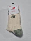 New Balance Mens Life Style Cushion Crew  3 Pairs Socks  support SZ L 9-13 Khaki