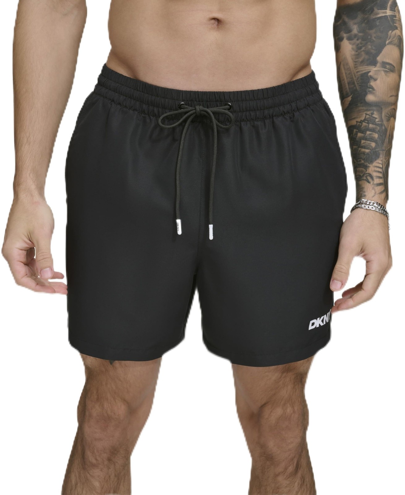 Стандартный мужской легкий быстросохнущий купальник Volley UPF 40 с защитой DKNY Mens Standard 5390₽