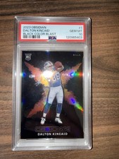 2023 Panini Obsidian Black Color Blast Dalton Kincaid #1 Rookie RC PSA 10