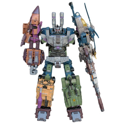Jinbao Bruticus Warbotron + Predaking Feral Rex Oversized Transform Figure (No B